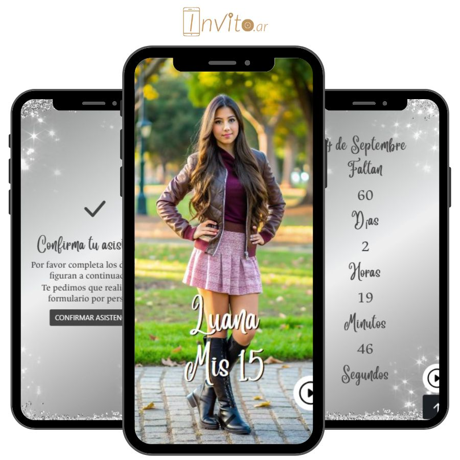 Invitación de 15 Años Modelo 1513