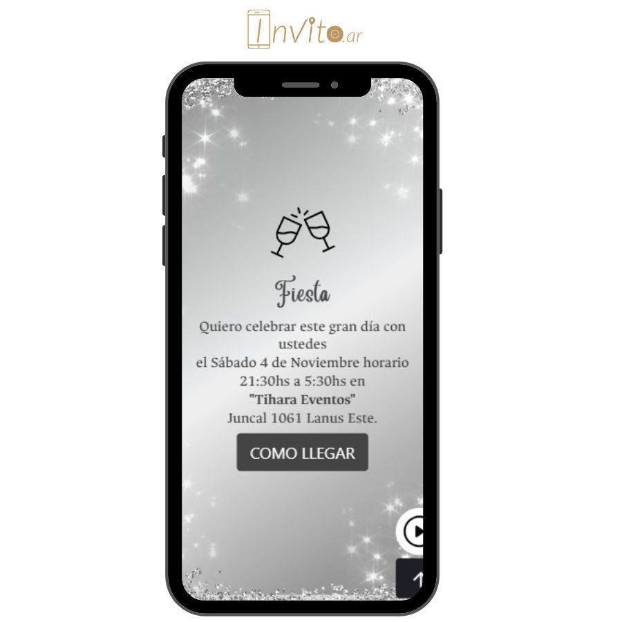 Invitación de 15 Años Modelo 1513