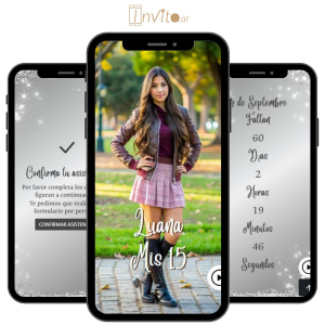 Invitación de 15 Años Modelo 1513